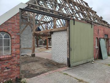 Grote metalen schuurdeur schuifdeur damwand platen beschikbaar voor biedingen