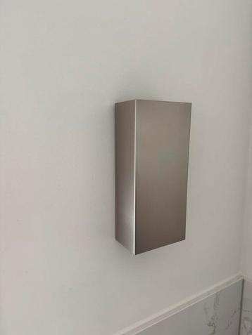 2x Wandlamp Metallico nikkel 2lichts - Philips Hue lamps beschikbaar voor biedingen