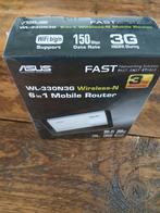 Asus 6 in 1 mobile router   WL-330N3G, Computers en Software, Routers en Modems, Ophalen of Verzenden, Nieuw, Router, Asus