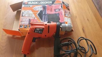 black & Decker boormachine 500 W beschikbaar voor biedingen