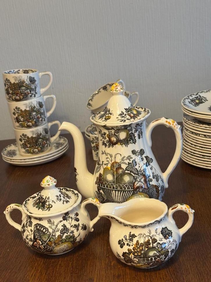Mason Fruitbasket Servies - 37 Delig, Antiek en Kunst, Antiek | Servies compleet, Ophalen