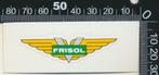 Sticker: Frisol (2), Ophalen of Verzenden, Zo goed als nieuw, Bedrijf of Vereniging