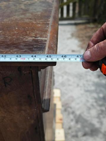 Brocante dressoir kast eikenhout beschikbaar voor biedingen