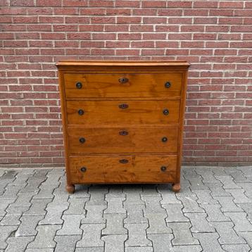 Antiek zweedse ladenkast 4 laden beschikbaar voor biedingen
