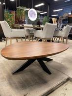 LEEGVERKOOP SALONTAFEL MANGO WALNOOT VOORRAAD 249 CHEFMEUBEL, Ophalen, Bruin, Nieuw, Modern