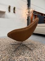 Nieuw Label van den Berg Hidde Soft Draai Fauteuil Cognac, Huis en Inrichting, Fauteuils, Nieuw, 75 tot 100 cm, Ophalen of Verzenden