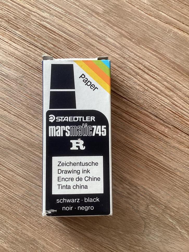 Staedtler - Oost Indische inkt - tekeninkt - zwart -, Hobby en Vrije tijd, Tekenen, Nieuw, Overige typen, Ophalen of Verzenden