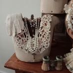 Antieke etalagepop mannequin paspop buste, Ophalen of Verzenden