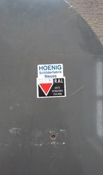 1970-1975 Groot Metalen Verkeersbord Verbodsbord Auto Motor, Nvt., Gebruikt, Ophalen of Verzenden, Hoenig Schilderfabrik