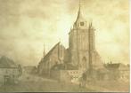 Weert 1915 - SInt Martinuskerk met de vleeshal., Ophalen of Verzenden, Voor 1920, Ongelopen, Limburg