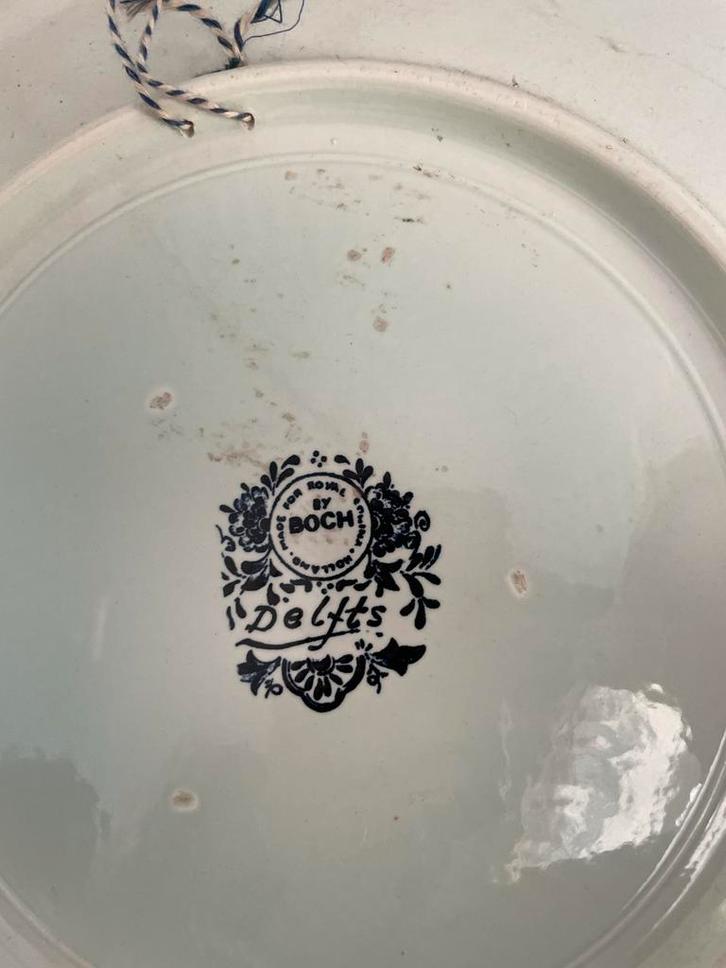 Delfts Blauw Bord Royal Boch, Antiek en Kunst, Antiek | Schalen, Ophalen of Verzenden