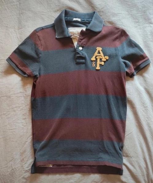 Abercrombie polo – marine/bordeaux – preppy & uniek, Kleding | Heren, Polo's, Zo goed als nieuw, Maat 46 (S) of kleiner, Overige kleuren