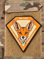 Pvc arm embleem 980 SQN Woensdrecht, Verzamelen, Verzenden, Luchtmacht, Embleem of Badge