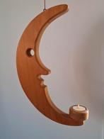 Grote antroposofische Waldorf maan hanger kandelaar, Huis en Inrichting, Gebruikt, 25 tot 50 cm, Verzenden, Kandelaar