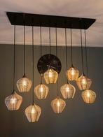 Hanglamp 10 bollen en hoogte verstelbaar, Huis en Inrichting, Lampen | Plafondlampen, Ophalen of Verzenden, Zo goed als nieuw