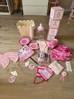 Babyshower roze, Ophalen of Verzenden, Zo goed als nieuw, Versiering, Verjaardag