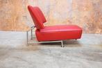 ZGANieuw rode leren Leolux Akka design bank / chaise longue, Leolux, Leolux, 125 tot 150 cm, Design