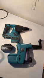 Makita DHR242 – 18 V Cordless SDS+Combihammer met 6.0Ah Accu, Ophalen of Verzenden, Zo goed als nieuw, Boor- en/of Breekhamer