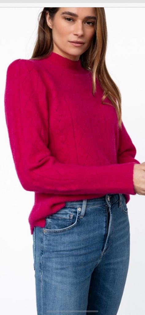 DANTE 6 trui BOYLE XL NIEUW ajour roze Alpaca wol Dante6, Kleding | Dames, Truien en Vesten, Nieuw, Maat 42/44 (L), Roze, Ophalen of Verzenden