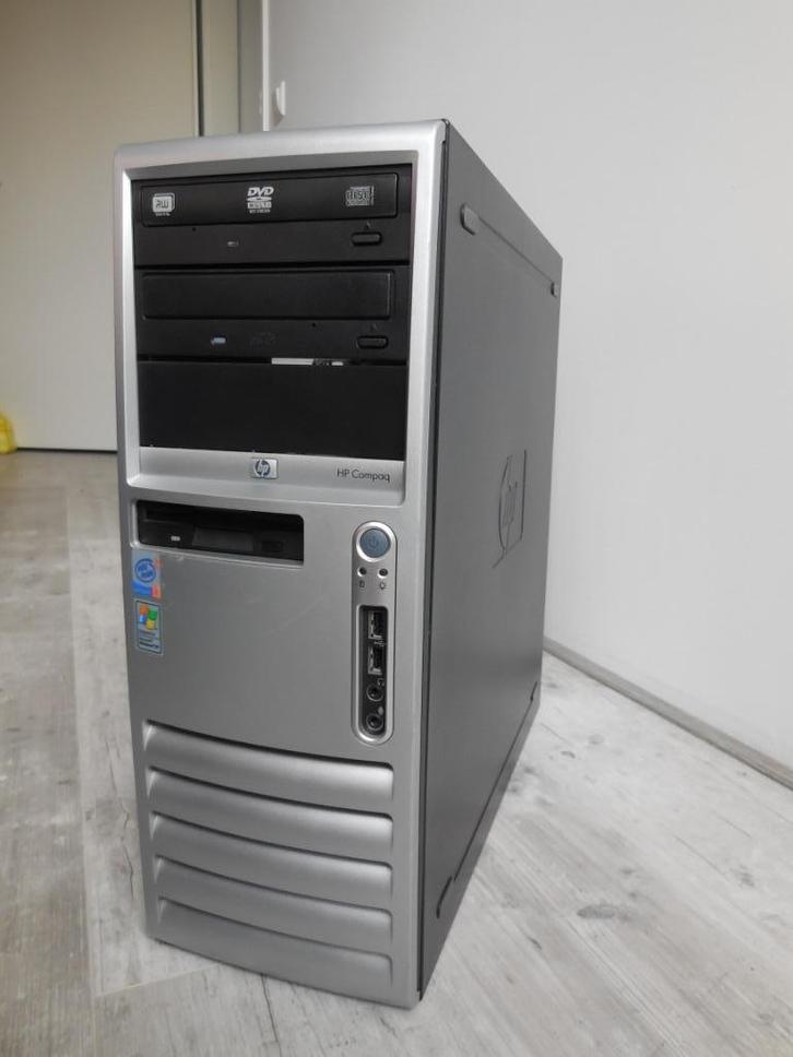 WINDOWS XP computer HP, Computers en Software, Desktop Pc's, Gebruikt, 3 tot 4 Ghz, HDD, Minder dan 4 GB, Gaming, Ophalen