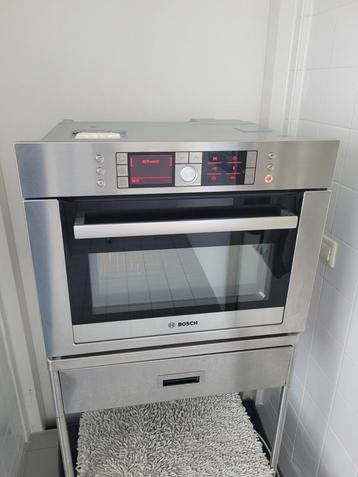 Prachtige Bosch RVS inbouw oven met magnetron functie te koo beschikbaar voor biedingen