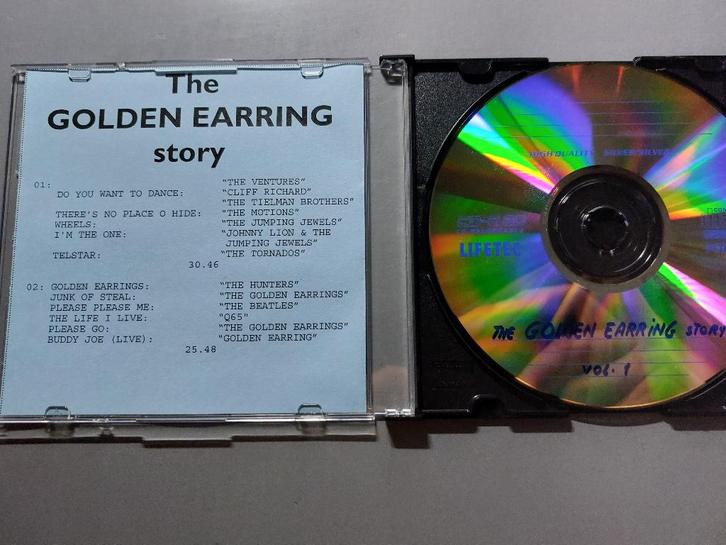 POSTER - THE GOLDEN EARRING STORY 1 T/M 6 (6 CD'S), Cd's en Dvd's, Cd's | Rock, Zo goed als nieuw, Poprock, Ophalen of Verzenden