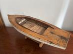 Antiek houten geleefd bootje .Rotterdam., Ophalen of Verzenden