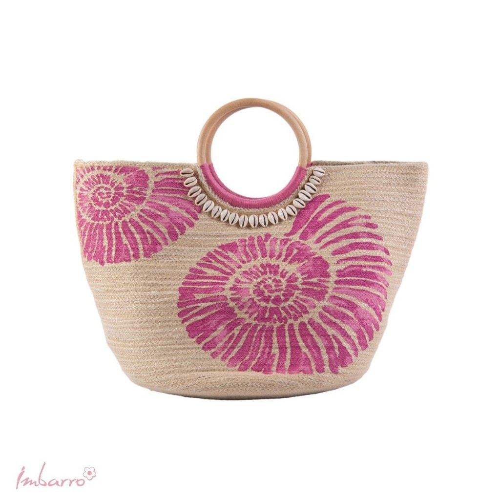 Shopper tas Shani pink Imbarro leuk als cadeau, -, Beige, -, Shopper