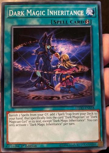 Yu-Gi-Oh! Dark Magic Inheritance LEDD 1st Edition ! beschikbaar voor biedingen