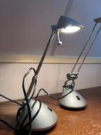 2x Verstelbare bureaulampjes, Ophalen, Gebruikt, Metaal, Minder dan 50 cm