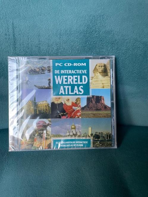 De interactieve wereld atlas. PC CD-Rom. Nieuw in seal, Computers en Software, Educatie- en Cursussoftware, Nieuw, Overige typen
