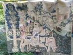 Gobelin wallhanging tapestry Depart pour la chasse (Cluny), Antiek en Kunst, Antiek | Kleden en Textiel, Ophalen of Verzenden