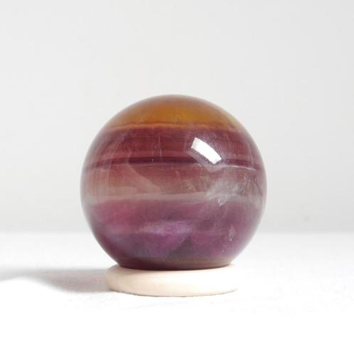 Fluoriet bol van 5cm, Verzamelen, Mineralen en Fossielen, Mineraal, Ophalen of Verzenden