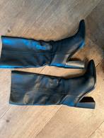 Mango Laarzen Zacht Leer Maat 39/40, Kleding | Dames, Ophalen of Verzenden, Zo goed als nieuw, Zwart, Hoge laarzen