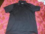 Zwart poloshirt, korte mouw, 100% polyester, maat XL., Gedragen, Ophalen of Verzenden, Maat 56/58 (XL), Zwart