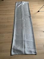 NIEUW 3x grijze gordijnen op maat gemaakt met zwarte roedes, Huis en Inrichting, Nieuw, Grijs, 200 cm of meer, Ophalen