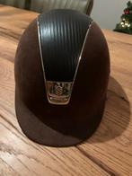 Samshield helm bruin, Dieren en Toebehoren, Ophalen of Verzenden, Gebruikt, Dressuur, Cap
