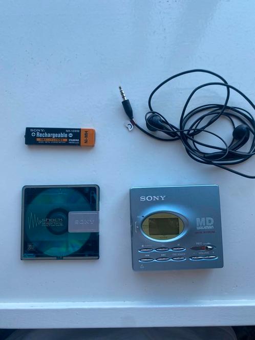 Sony minidisc portable recorder MZ-R91 werkend, Audio, Tv en Foto, Walkmans, Discmans en Minidiscspelers, Minidisc-recorder, Ophalen of Verzenden