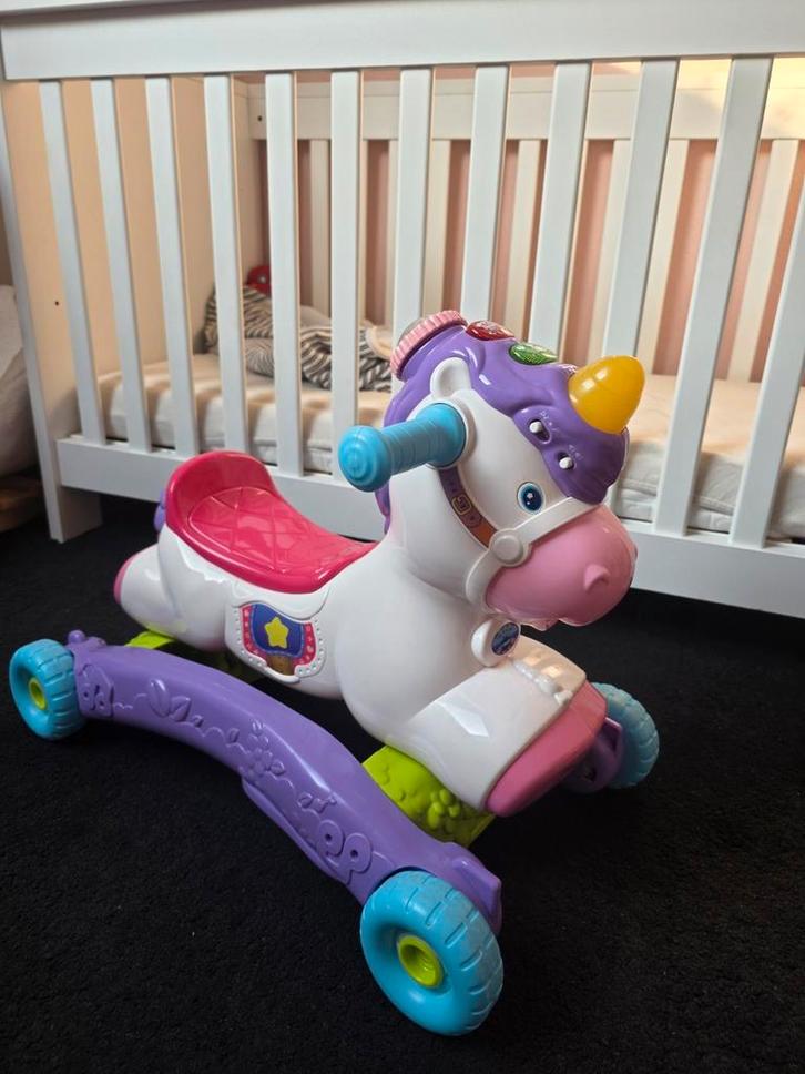 Leuke VTech Unicorn loopwagen, Kinderen en Baby's, Speelgoed | Buiten | Voertuigen en Loopfietsen, Zo goed als nieuw, Loopfiets