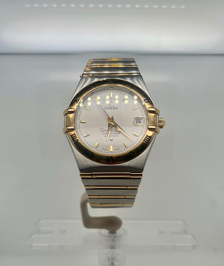 Omega Constellation Double Eagle - 18k Goud/Staal, Sieraden, Tassen en Uiterlijk, Horloges | Heren, Zo goed als nieuw, Polshorloge
