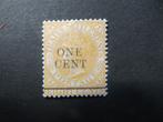 A03375: Straits Settlements QV 1 c CA, Ophalen of Verzenden