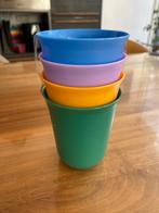 NIEUW 4x Kunststof Bekers | HEMA | 9x7,5cm, Huis en Inrichting, Keuken | Servies, Nieuw, Ophalen of Verzenden, Effen, Overige materialen