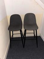 2 nette barkrukken, Huis en Inrichting, Barkrukken, 60 tot 90 cm, Ophalen of Verzenden, Zo goed als nieuw, Metaal