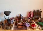 Inrichting klassiek poppenhuis. Poppen meubeltjes, Verzenden, Zo goed als nieuw, Poppenhuis