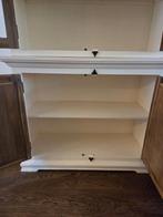 Buffetkast / Vitrinekast Landelijke Stijl, Ophalen, Met deur(en), 100 tot 150 cm, Glas