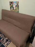 Slaapbank 2-persoons met opbergruimte, Huis en Inrichting, Slaapkamer | Bedden, Bruin, Tweepersoons, Ophalen of Verzenden, Zo goed als nieuw