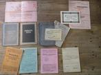 Lotje 3e Rijk documenten / passen oa Wehrpass, Verzamelen, Militaria | Tweede Wereldoorlog, Verzenden, Landmacht, Duitsland, Overige typen
