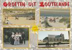 ZOUTELANDE Strand Klederdracht Kerk Groeten, Verzamelen, Ansichtkaarten | Nederland, Verzenden, 1980 tot heden, Gelopen, Zeeland