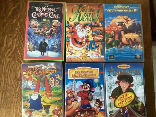 Video banden , Evita - kruimeltje - kerst- Brum platvoet, Cd's en Dvd's, VHS | Kinderen en Jeugd, Zo goed als nieuw, Tekenfilms en Animatie
