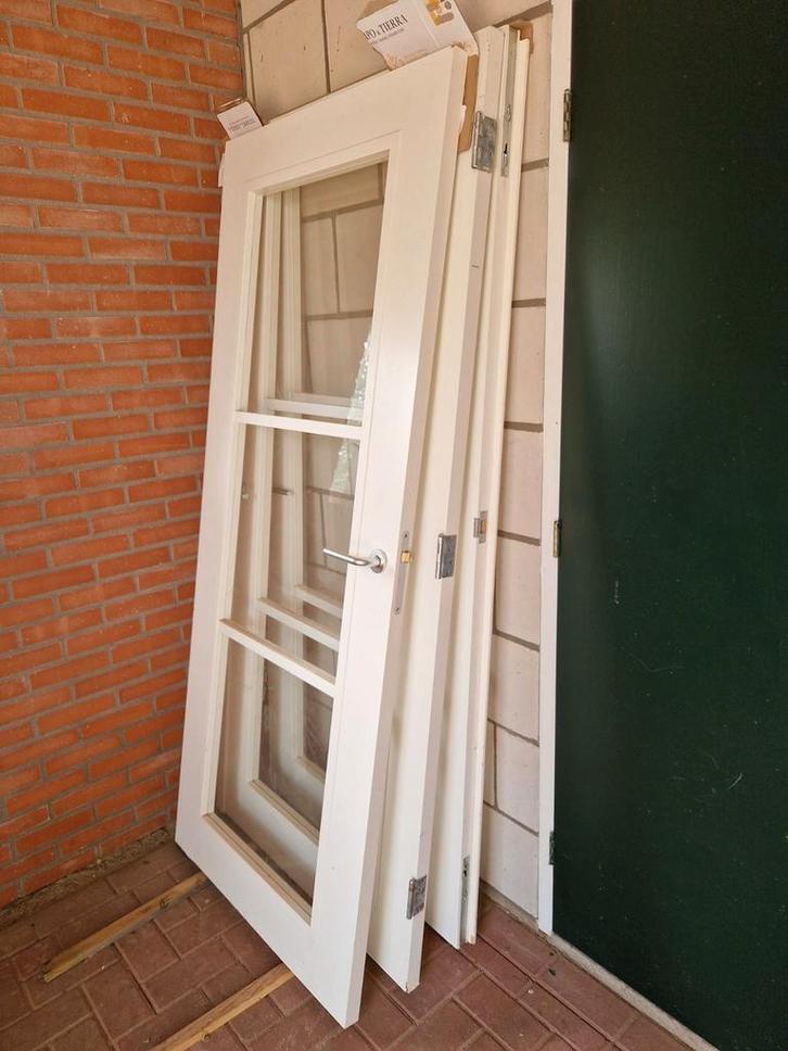 3 witte Svedex binnendeuren (CN04 | Connect) met glas, Doe-het-zelf en Verbouw, Deuren en Horren, Zo goed als nieuw, Binnendeur